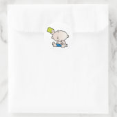 Sie haben E-Mail-Umschlag Aufkleber-Aufkleber Got Runder Aufkleber (Tasche)