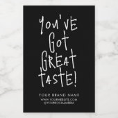 Sie haben ein großartiges Siegel-Verpackungslabel  Lebensmitteletikett (Einzelnes Label)