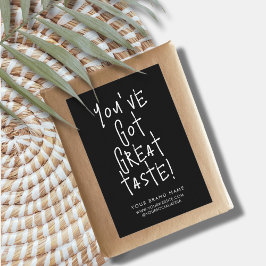 Sie haben ein großartiges Siegel-Verpackungslabel  Lebensmitteletikett