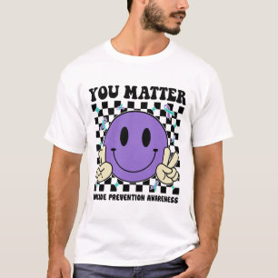 Sie haben ein Problem mit der Aquamarinen Lila Rib T-Shirt