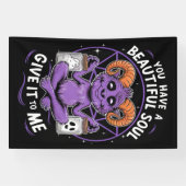 Sie haben ein schönes Soul Satanic Baphomet Banner (Horizontal)