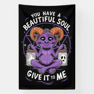 Sie haben ein schönes Soul Satanic Baphomet Banner