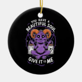 Sie haben ein schönes Soul Satanic Baphomet Keramik Ornament (Vorne)