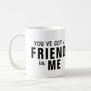 Sie haben eine Freundschaft in Me Typografy Friend Kaffeetasse
