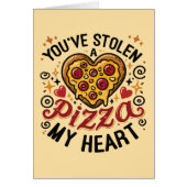Sie haben eine Pizza "Mein Herz" gestohlen - Funny (Vorne)