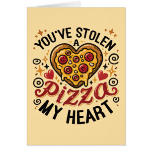 Sie haben eine Pizza "Mein Herz" gestohlen - Funny