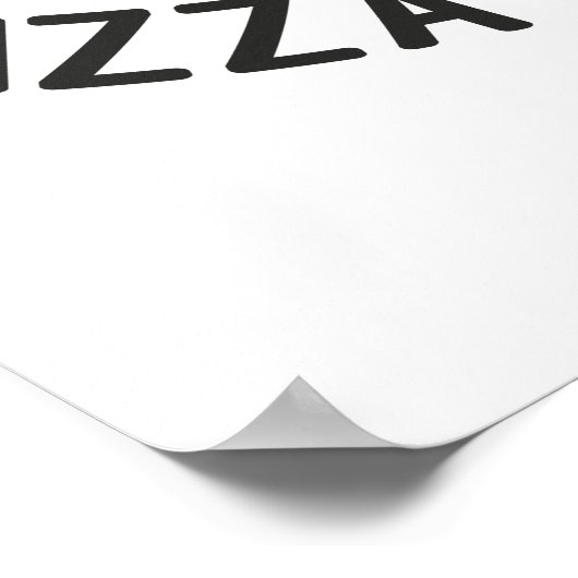 Sie haben eine Pizza "Mein Herz" gestohlen - Funny Poster (Ecke)