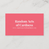 Sie haben eine Zufallskarte erhalten Telefonnummerkarte (Rückseite)