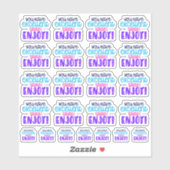 Sie haben einen ausgezeichneten Geschmack! Viel Sp Aufkleber (Blatt)