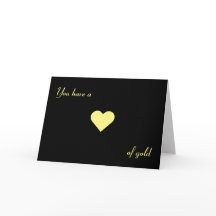 Sie haben einen goldenen Film, eine Karte