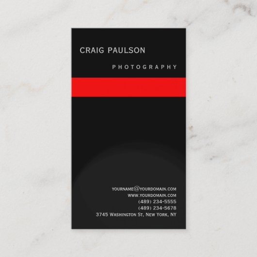 Sie haben einen Minimalistischen modernen Schlicht Visitenkarte (Vorderseite)