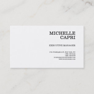 Sie haben einen Minimalistischen modernen Schlicht Visitenkarte