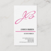 Sie haben einen Minimalistischen modernen Schlicht Visitenkarte (Vorderseite)