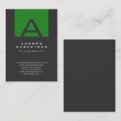 Sie haben einen Minimalistischen modernen Schlicht Visitenkarte (Vorne/Hinten)