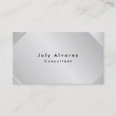 Sie haben einen Minimalistischen modernen Schlicht Visitenkarte (Vorderseite)