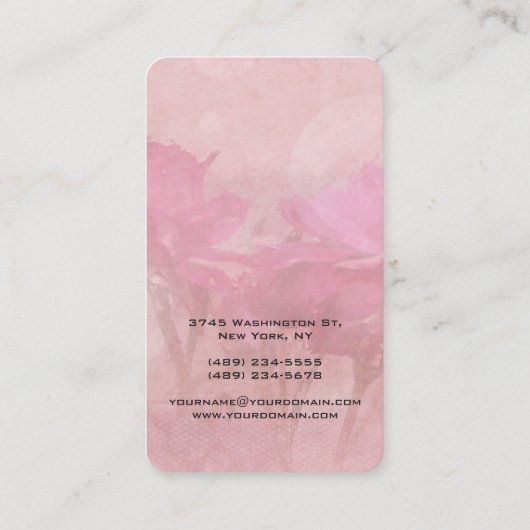 Sie haben einen Minimalistischen modernen Schlicht Visitenkarte (Rückseite)