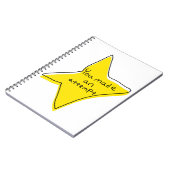 Sie haben einen Versuch unternommen - gelber Star Notizblock (Linke Seite)