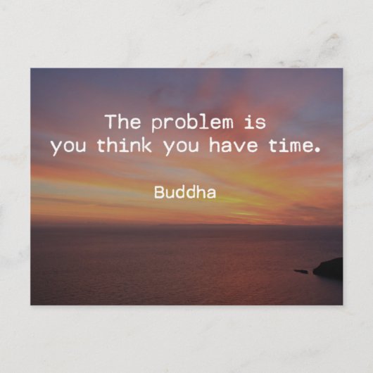 Sie haben einen Zeitkurs Postkarte (Vorderseite)