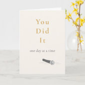 Sie haben es ein Jahr in Sobré gemacht Karte (Gelbe Blume)