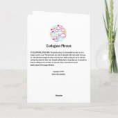 Sie haben es getan - Ermutigungskarte Karte (Rückseite)