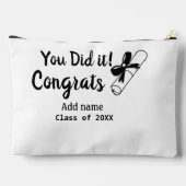 Sie haben es getan Glückwunsch Abschluss geben Stu Zubehörtasche (Rückseite)