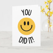 Sie haben es getan karte (Gelbe Blume)