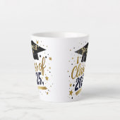 Sie haben es getan - Klasse der 2025 Abschluss Lat Milchtasse (Vorderseite)