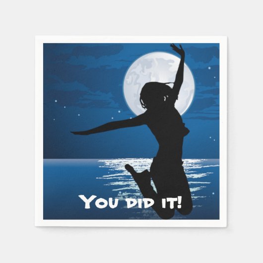 Sie haben es getan, Party Napkins Serviette (Vorderseite)
