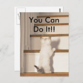 Sie haben es getan postkarte (Vorne/Hinten)