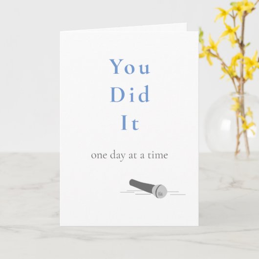 Sie haben es getan Sobriful Gratulation Karte (Gelbe Blume)