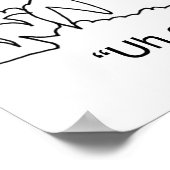 Sie haben es in Metern und ich in Füßen gemessen Poster (Ecke)