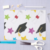 Sie haben es mit Graduierungsmütze und Diplom gema Seidenpapier (Handwerk)