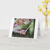 SIE HABEN ES "ÜBER DEM HÜGEL" GENIESSEN 40. GEBURT KARTE (Gelbe Blume)