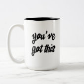 Sie haben Folgendes Got: Inspirierend, Einfach Pep Zweifarbige Tasse (Links)
