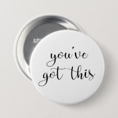 Sie haben Folgendes Got: Inspirierend, Einfaches P Button (Vorne & Hinten)