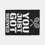 Sie haben gerade ein Zitat-Shuttle-Geschenk Badmin Fleecedecke (Vorderseite (Horizontal))