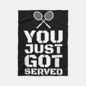 Sie haben gerade ein Zitat-Shuttle-Geschenk Badmin Fleecedecke (Vorderseite)