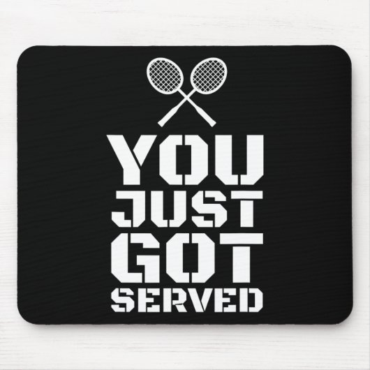 Sie haben gerade ein Zitat-Shuttle-Geschenk Badmin Mousepad (Vorne)