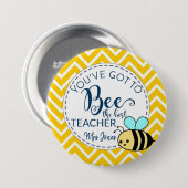 Sie haben got, das beste Lehrergeschenk zu sein, Button (Vorne & Hinten)