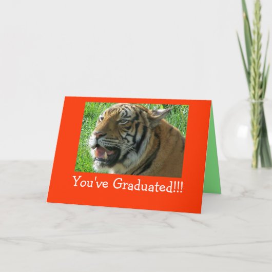 Sie haben!! graduiert! karte (Vorderseite)