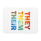 Sie haben ihre Geschlechtspronomen Magnet (Horizontal)