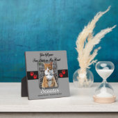 Sie haben Ihre Paw Prints auf meinem Herzen verlas Fotoplatte (InSitu)