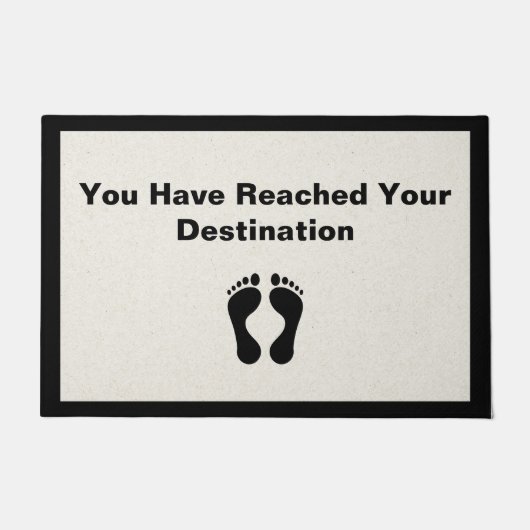 Sie haben Ihren Zielort erreicht Fußmatte (Vorderseite)