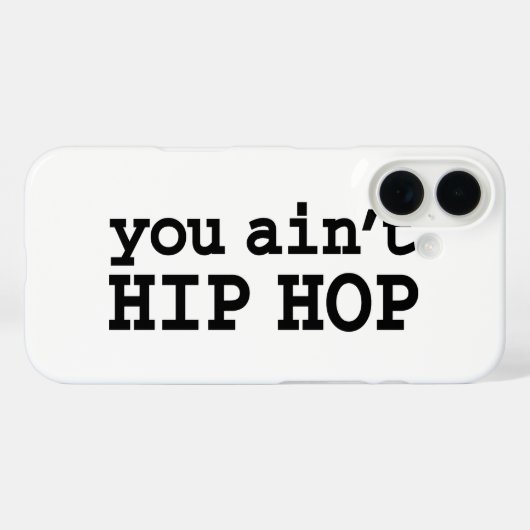 Sie haben kein HIP HOP Case-Mate iPhone Hülle (Rückseite (Horizontal))