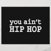 Sie haben kein HIP HOP Flyer (Hinten)