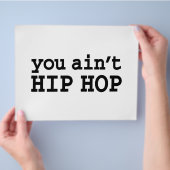 Sie haben kein HIP HOP Flyer (Hand)