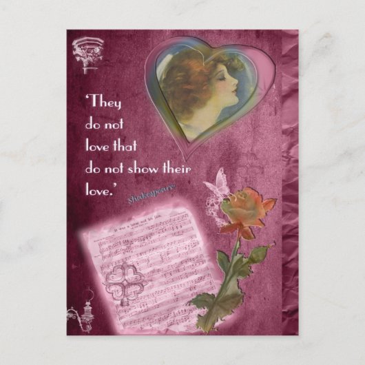 Sie haben keine Liebe... Postkarte (Vorderseite)