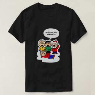 Sie haben Kenny getötet! Lustiger Cartoon-Mashup T-Shirt