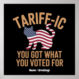 Sie haben klar und deutlich Got, wofür Sie gestimm Poster