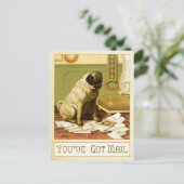 Sie haben Mail Got Postkarte (Stehend Vorderseite)